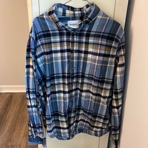 Goodfellow large flannel multi-color long sleeve shirt.